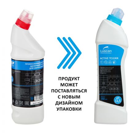 Профхим сантех щел гель с отбел/дез-эфф Luscan Prof/Active Тclean, 0,75л Профхим сантех щел гель с отбел/дез-эфф Luscan Prof/Active Тclean, 0,75л