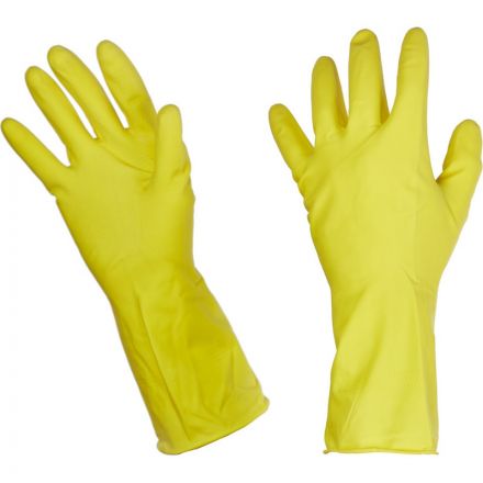 Перчатки латексные Paclan Professional желтые (размер 9, L)