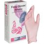 Перчатки нитрил., н/с, н/о,3,5гр./шт,роз.FOXY-GLOVES M 50 пар/уп ШК5485