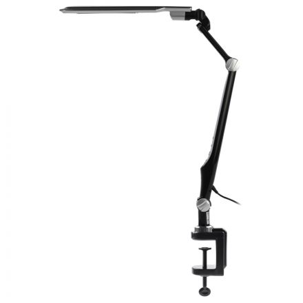 Светильник настольный ЭРА NLED-496-12W-BK светодиодный на струбцине черный