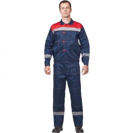 Костюм рабочий летний муж. л20-КБР син/красн (р.44-46) 170-176 Костюм рабочий летний муж. л20-КБР син/красн (р.44-46) 170-176