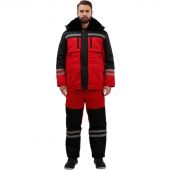 Костюм рабочий зимний муж з03-КПК красн/чер (р.56-58) 158-164 Костюм рабочий зимний муж з03-КПК красн/чер (р.56-58) 158-164