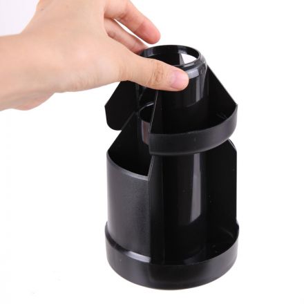 Набор настольный Deli E38250A 15 предметов черный вращающийся Набор настольный Deli E38250A 15 предметов черный вращающийся