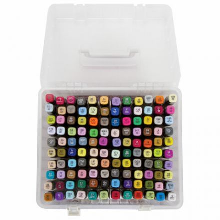 Маркеры для скетчинга двусторонние BRAUBERG ART DEBUT "BLACK", НАБОР 120 шт., пластиковый кейс, 152134 Маркеры для скетчинга двусторонние BRAUBERG ART DEBUT "BLACK", НАБОР 120 шт., пластиковый кейс, 152134