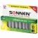Батарейки КОМПЛЕКТ 10 шт., SONNEN Super Alkaline, АА (LR6,15А), алкалиновые, пальчиковые, в коробке, 454231