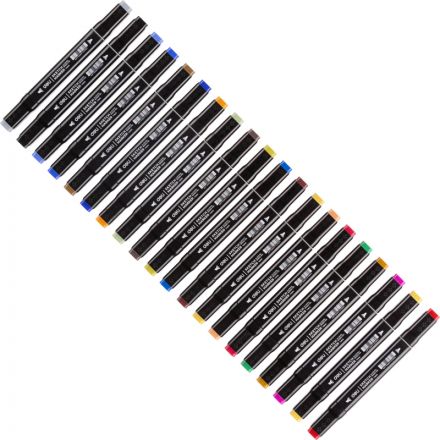 Маркер для скетчинга Deli 60цв. двухстор., E70806-60 Маркер для скетчинга Deli 60цв. двухстор., E70806-60