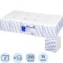 Бумага туалетная д/дисп Luscan Professional 2слбелцел250л15 пач/уп