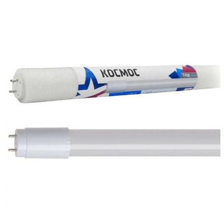 Лампа светодиодная Космос Lksm_LED20wG13T865GL 20Вт G13 Т8 6500К холод.бел
