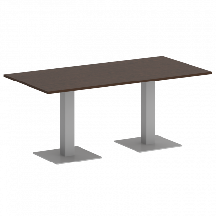Home Office Стол прямоугольный VR.SP-5-180.2 Венге/Серый металл 1800*900*750
