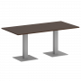 Home Office Стол прямоугольный VR.SP-5-180.2 Венге/Серый металл 1800*900*750 Home Office Стол прямоугольный VR.SP-5-180.2 Венге/Серый металл 1800*900*750