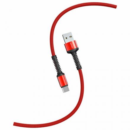 Кабель S26 USB – Type-C, 1 м, 3 А, SMARTBUY, для зарядки и передачи данных, красный, 93652, iK-3112-S26r Кабель S26 USB – Type-C, 1 м, 3 А, SMARTBUY, для зарядки и передачи данных, красный, 93652, iK-3112-S26r
