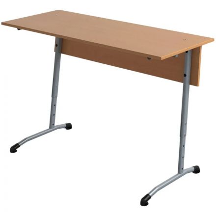 Парта МЕТ_ Стол ученический Гармония 2-местный 3-7г.р. бук/серый