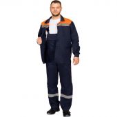 Костюм рабочий летний муж. л16-КПК с СОП син/оранж (р.44-46) 170-176 Костюм рабочий летний муж. л16-КПК с СОП син/оранж (р.44-46) 170-176