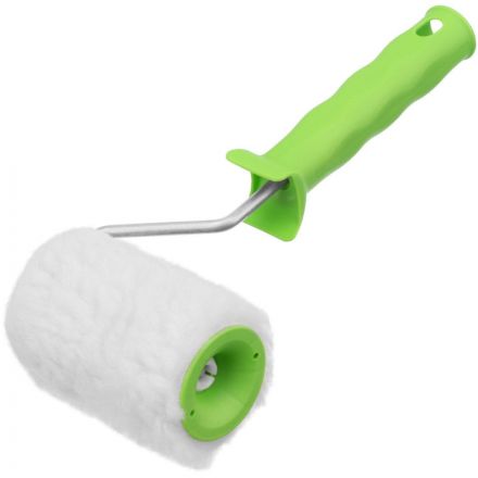 Валик 100 мм D=48 мм с ручкой 6 мм мех натур. Сибртех 80121 Валик 100 мм D=48 мм с ручкой 6 мм мех натур. Сибртех 80121