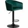 Стул барный LO_DOBRIN DARCY BLACK LM-5025_B-M_V-1922-9 зеленый велюр