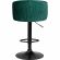 Стул барный LO_DOBRIN DARCY BLACK LM-5025_B-M_V-1922-9 зеленый велюр