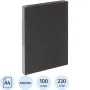 Обложки для переплета картонные чер.кожа А4,230 г/м², 100 шт. в упаковке
