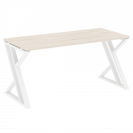 Loft Стол рабочий VR.L-SRZ-4.7 Денвер светлый/Белый металл 1580*720*750