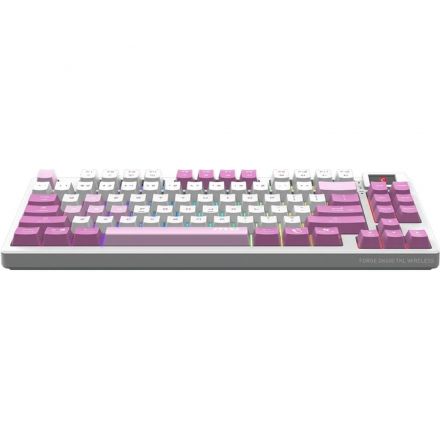 Клавиатура MSI Forge GK600 механич. бел/фиол USB беспр. BT/Radio Multimedia