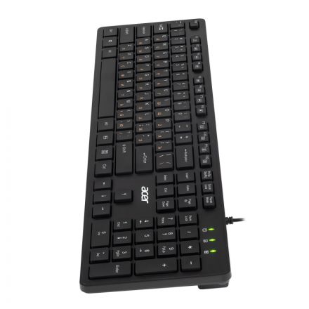 Клавиатура Acer OKW122 черный USB (ZL.KBDEE.00C)