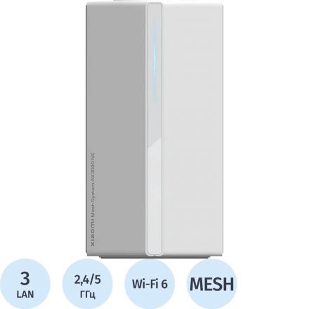 Wi-Fi mesh система Xiaomi Mesh System AX3000 NE (DVB4487GL) 3шт/уп