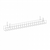 Кабель-канал сетчатый узкий KK-S-100U Серый металл 1005*131*154