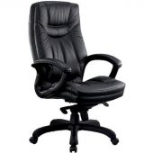 Кресло BN_U_Руководителя EChair CS-608Е кожа черная, пластик