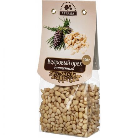 Кедровый орех Аркада очищенный, 100г