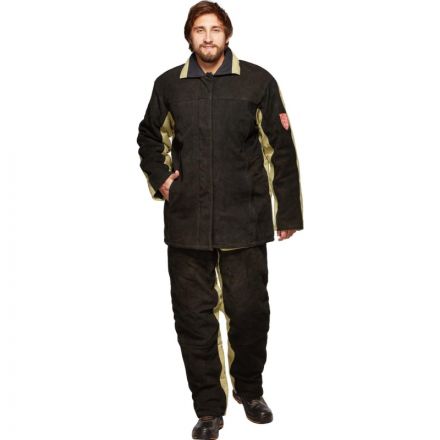 Костюм сварщика брезент+спилок кур/брюки (модель КС09) (р.52-54) 170-176 Костюм сварщика брезент+спилок кур/брюки (модель КС09) (р.52-54) 170-176