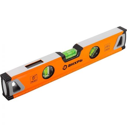 Уровень алюминиевый Усиленный 400 мм, 3 глазка, 2 комп. Вихрь 73/11/4/9 Уровень алюминиевый Усиленный 400 мм, 3 глазка, 2 комп. Вихрь 73/11/4/9