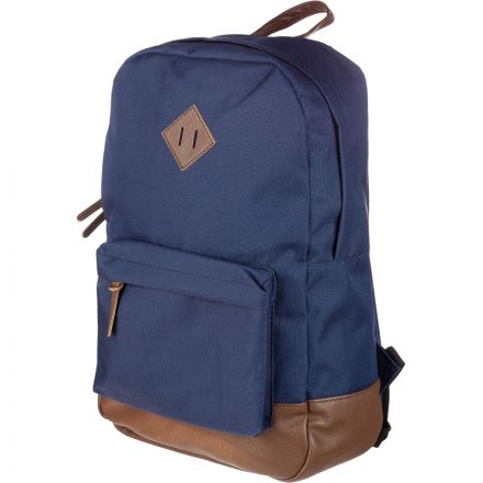 Рюкзак молодежный №1 School синий+ коричн.кож.зам Рюкзак молодежный №1 School синий+ коричн.кож.зам