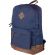 Рюкзак молодежный №1 School синий+ коричн.кож.зам Рюкзак молодежный №1 School синий+ коричн.кож.зам