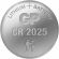 Батарейка GP CR2025, литий, GP CR2025-7/3-2CR10 10шт в наб