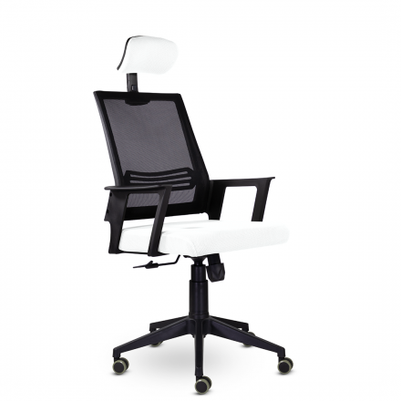 Кресло М-808 Аэро/Aero blackPL пластик Ср E01-к/NET202/E01-к (белый) Кресло М-808 Аэро/Aero blackPL пластик Ср E01-к/NET202/E01-к (белый)