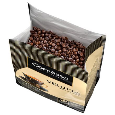 Кофе в зернах COFFESSO "VELUTTO", арабика 100%, 1 кг, 102489