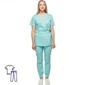 Костюм для медицинского персонала жен. М24 КБР бирюзовый 40 (158-164) Костюм для медицинского персонала жен. М24 КБР бирюзовый 40 (158-164)