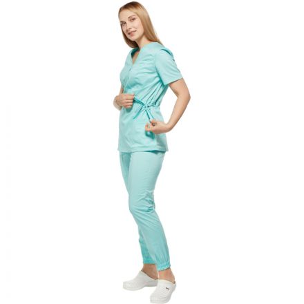 Костюм для медицинского персонала жен. М24 КБР бирюзовый 40 (158-164) Костюм для медицинского персонала жен. М24 КБР бирюзовый 40 (158-164)