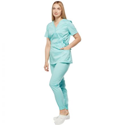 Костюм для медицинского персонала жен. М24 КБР бирюзовый 40 (158-164) Костюм для медицинского персонала жен. М24 КБР бирюзовый 40 (158-164)