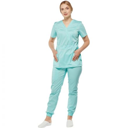 Костюм для медицинского персонала жен. М24 КБР бирюзовый 40 (158-164) Костюм для медицинского персонала жен. М24 КБР бирюзовый 40 (158-164)