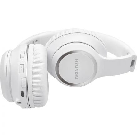 Наушники Hyundai H-HP103 белый, накладные, bluetooth Наушники Hyundai H-HP103 белый, накладные, bluetooth