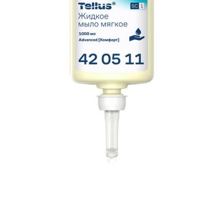 Картридж с жидким мылом одноразовый TORK (Система S1) Advanced, 1 л, мягкое, 420511 Картридж с жидким мылом одноразовый TORK (Система S1) Advanced, 1 л, мягкое, 420511