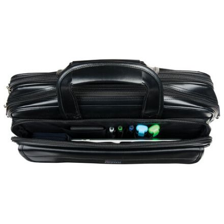 Сумка портфель BRAUBERG DANDY с отделением для ноутбука 15-16", 2 отделения, экокожа, "Quantum", 31х41х15 см, 240511