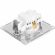 Розетка 1-м СП AtlasDesign 16А IP20 с заземл. механизм бел. SE ATN000143