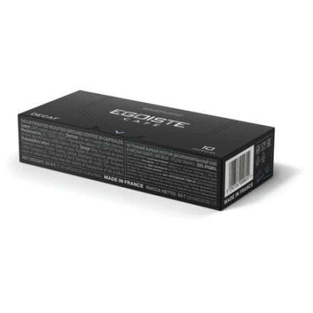 Кофе в капсулах EGOISTE "DECAF" для кофемашин Nespresso, 10 порций, арабика 100%, ФРАНЦИЯ, EG05012004 Кофе в капсулах EGOISTE "DECAF" для кофемашин Nespresso, 10 порций, арабика 100%, ФРАНЦИЯ, EG05012004