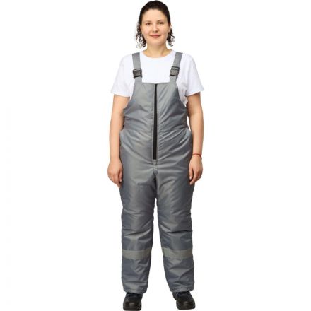 Полукомбинезон рабочий зимний женский з46-ПК серый (р.44-46) 158-164 Полукомбинезон рабочий зимний женский з46-ПК серый (р.44-46) 158-164