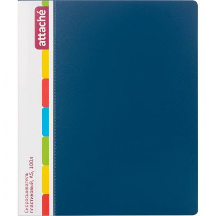 Скоросшиватель пластиковый с металическим скоросшAttache F5 700мкм 100л