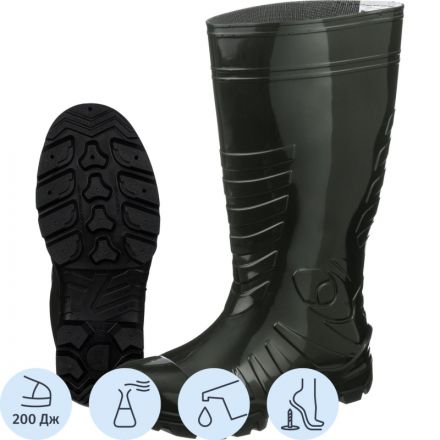 Сапоги специальные цв.оливковый мод. Д23-КЩС с МП, МС (р.37) ПВХ Сапоги специальные цв.оливковый мод. Д23-КЩС с МП, МС (р.37) ПВХ