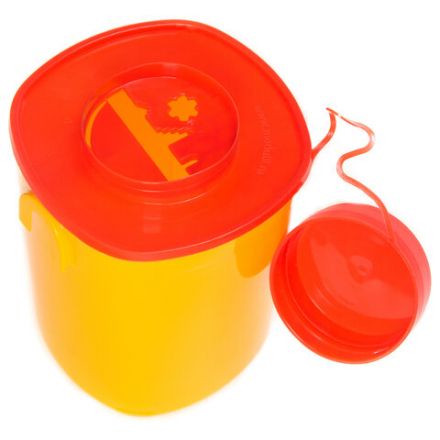 Контейнер для сбора отходов острого инструмента 1,5 л КОМПЛЕКТ 30 шт., желтый (класс Б), СЗПИ Контейнер для сбора отходов острого инструмента 1,5 л КОМПЛЕКТ 30 шт., желтый (класс Б), СЗПИ