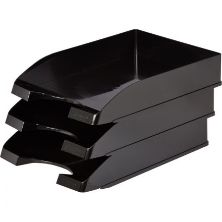 Лоток горизонтальный Attache Line черный 340х255х63мм Лоток горизонтальный Attache Line черный 340х255х63мм