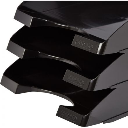 Лоток горизонтальный Attache Line черный 340х255х63мм Лоток горизонтальный Attache Line черный 340х255х63мм